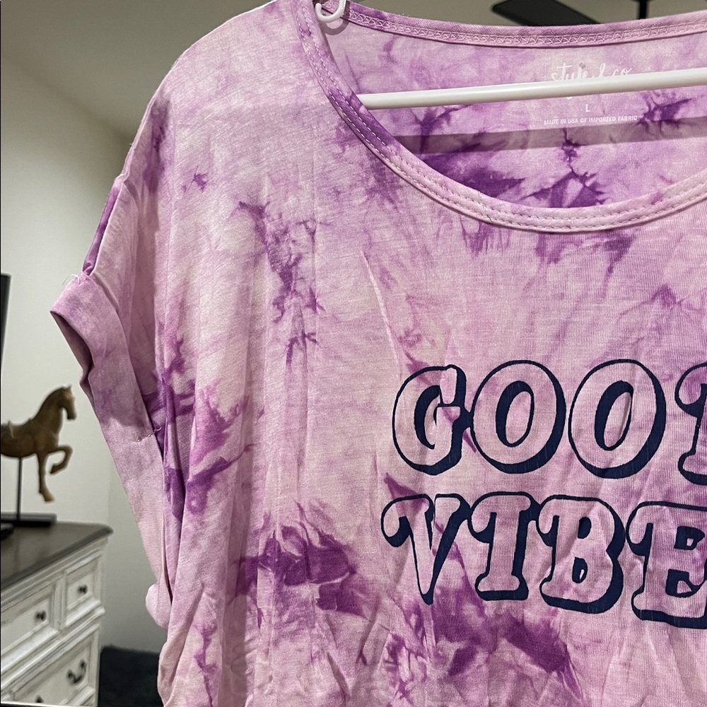 Style & Co Good Vibes Tee - Picture 6 of 10